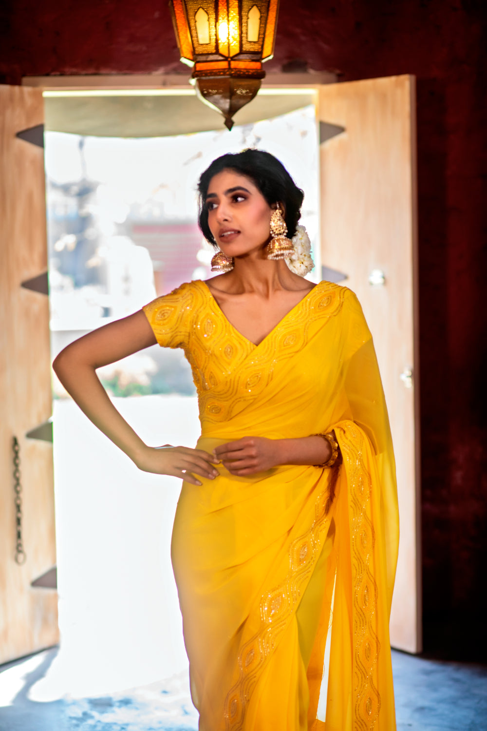 Yellow Saree