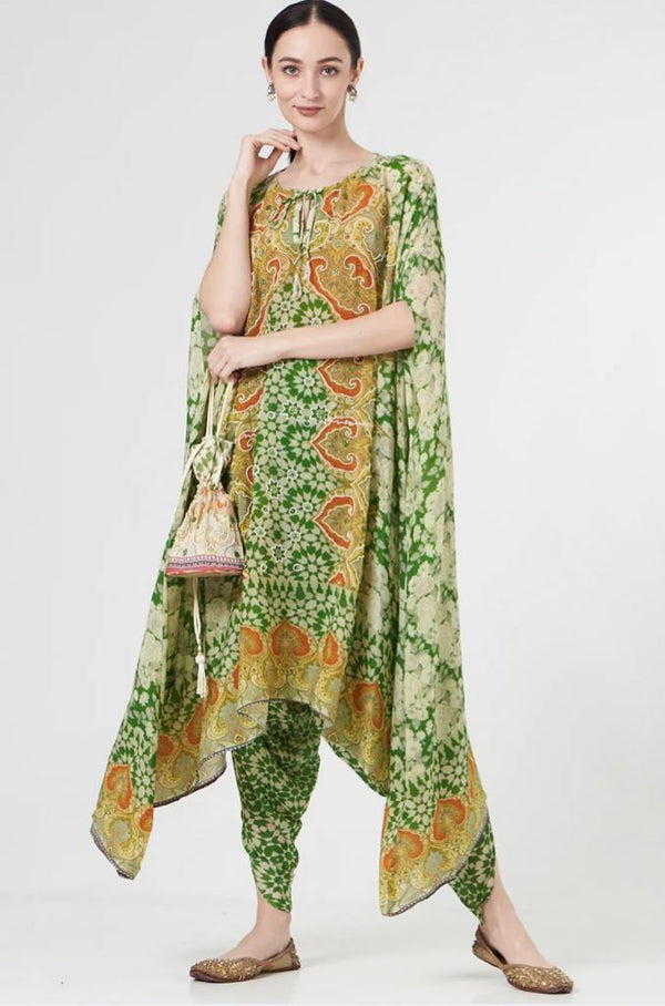 Crepe Cape Shirt